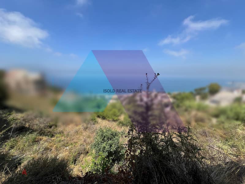 813 m2 land + open mountain/sea view for sale in Halat - حالات 0