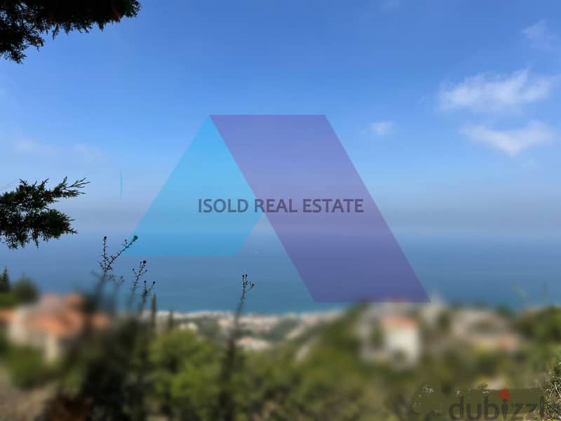 813 m2 land + open mountain/sea view for sale in Halat - حالات 1