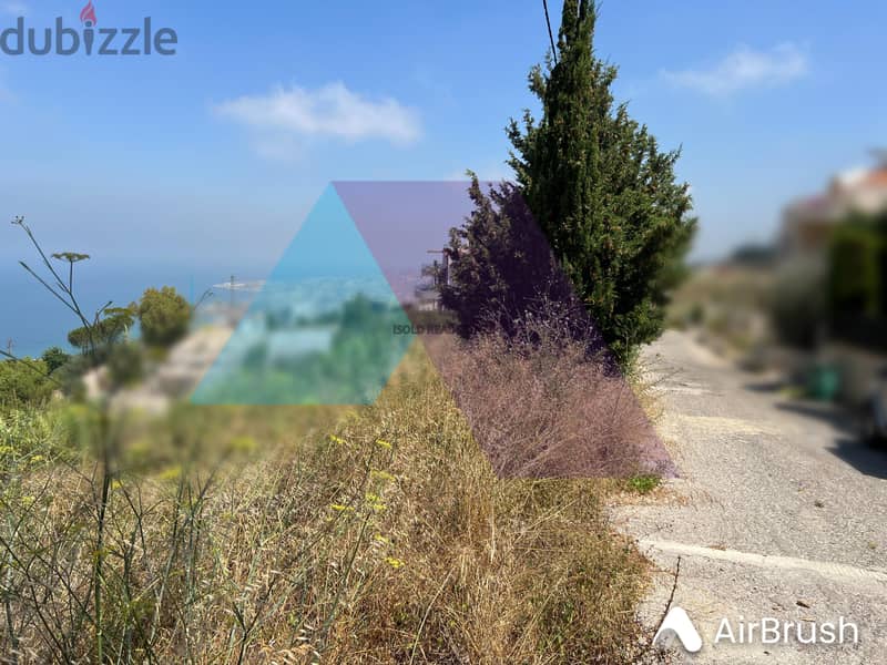 813 m2 land + open mountain/sea view for sale in Halat - حالات 3