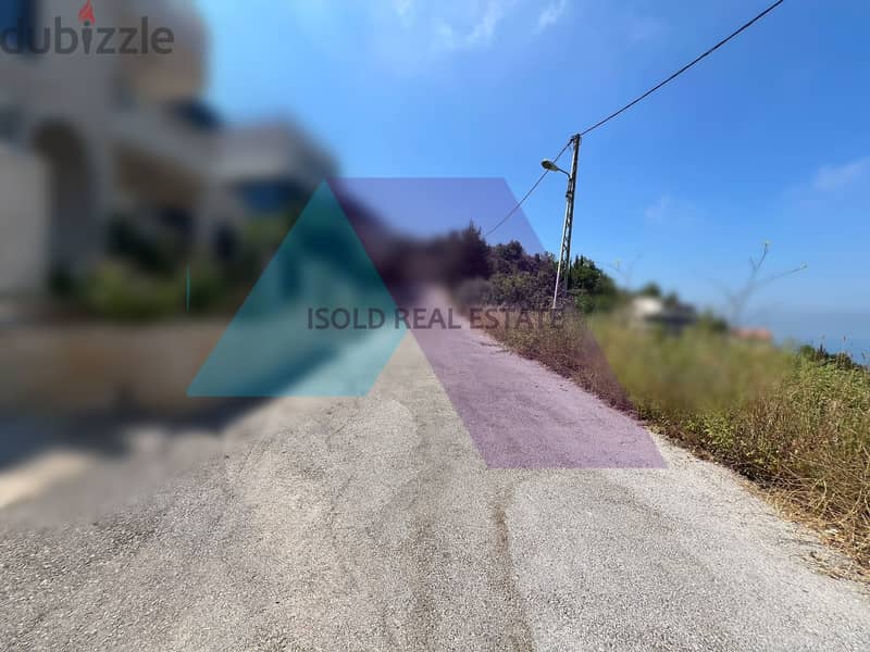 813 m2 land + open mountain/sea view for sale in Halat - حالات 4