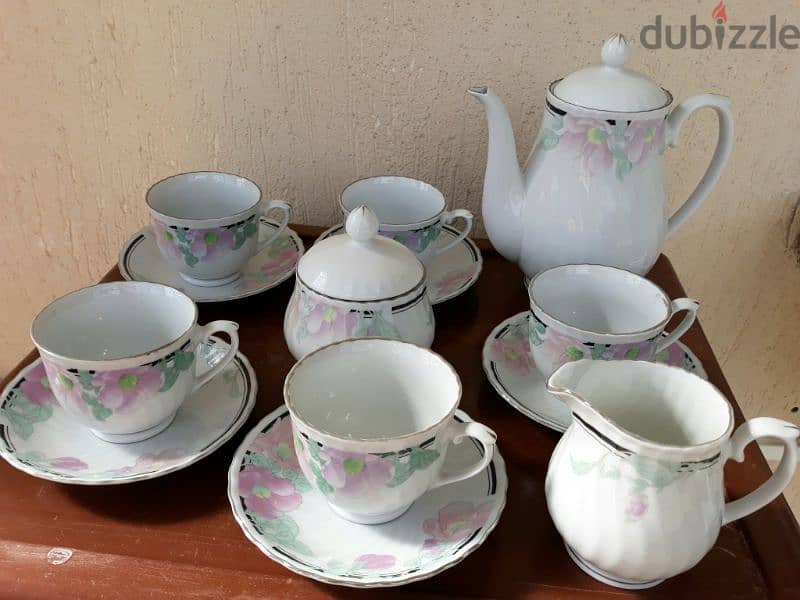 طقم فناجين شاي/نسكافيه 1