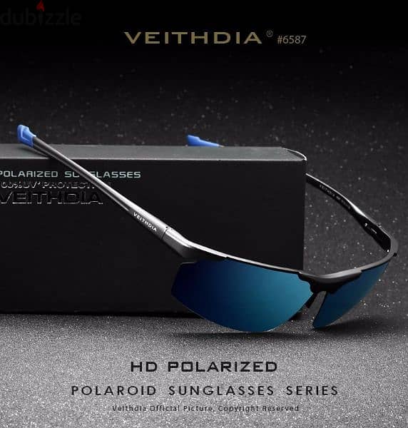 Veithdia Hd Polarized Sunglasses for men, High Quality with aluminum 4