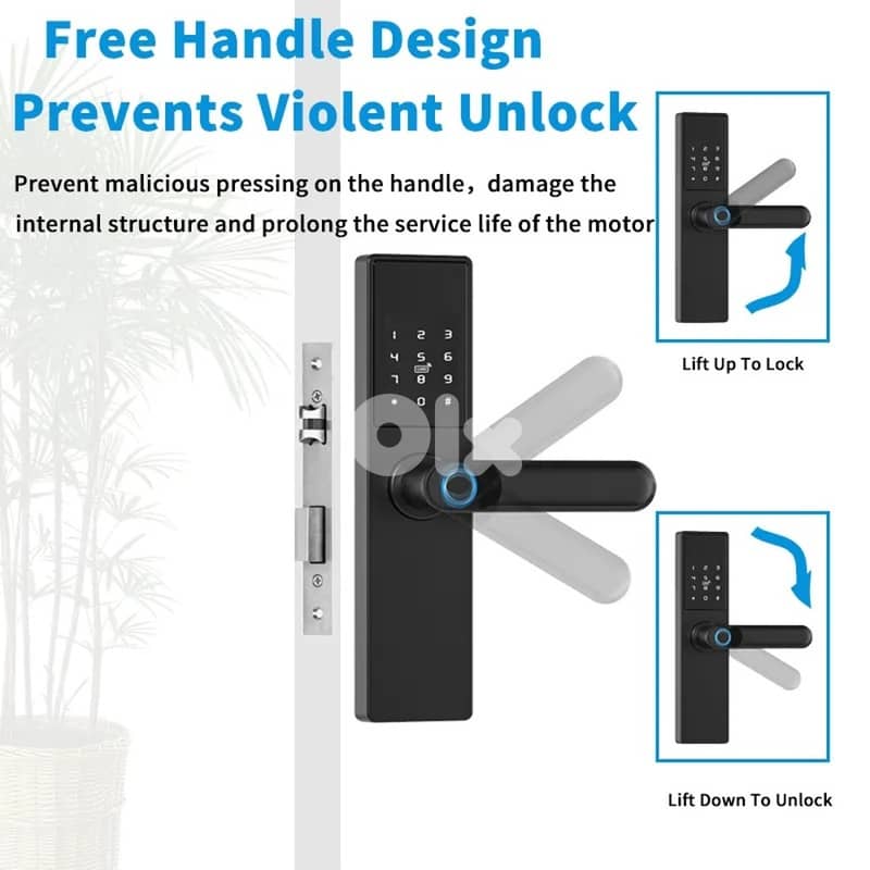 Smart Door Lock Biometric Fingerprint 3