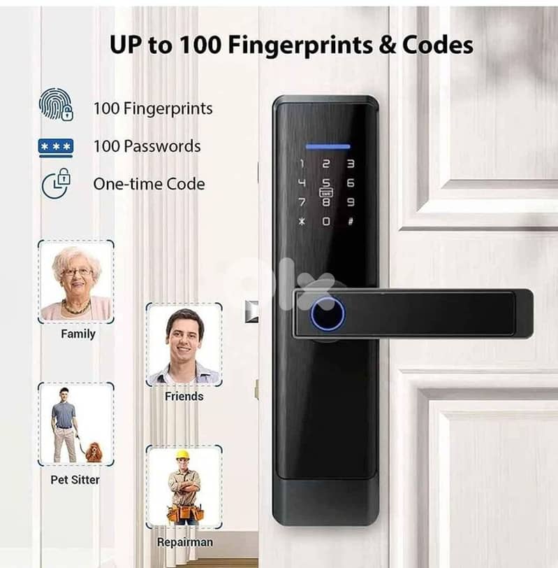 Smart Door Lock Biometric Fingerprint 4
