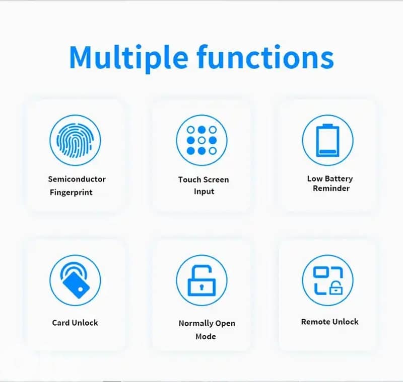 Smart Door Lock Biometric Fingerprint 5