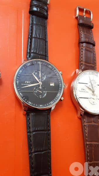 Portugeiser leather chrono iwc 1