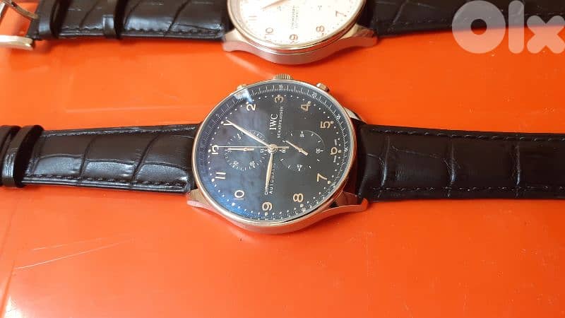 Portugeiser leather chrono iwc 3