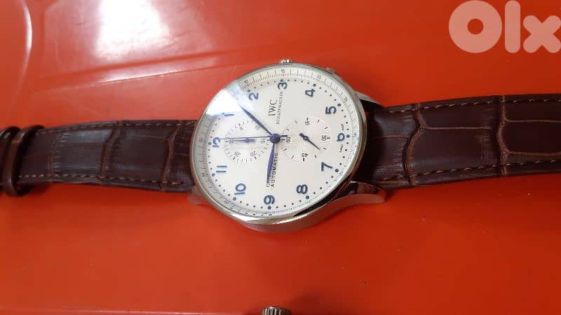 Portugeiser leather chrono iwc 5