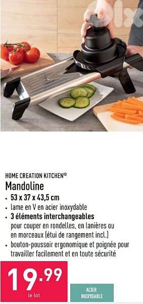 home creation mandoline vegetable slicer 1