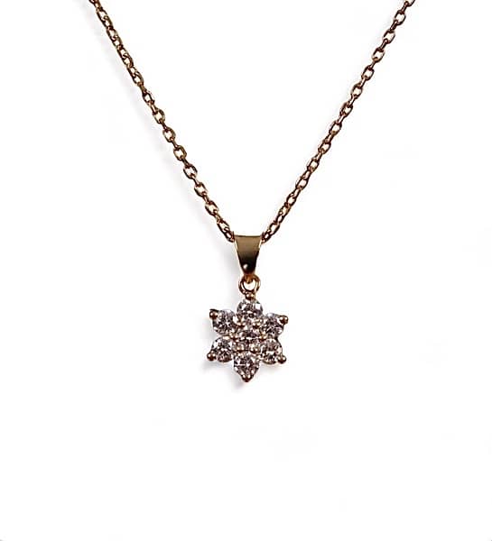 gold and diamond pendant 0