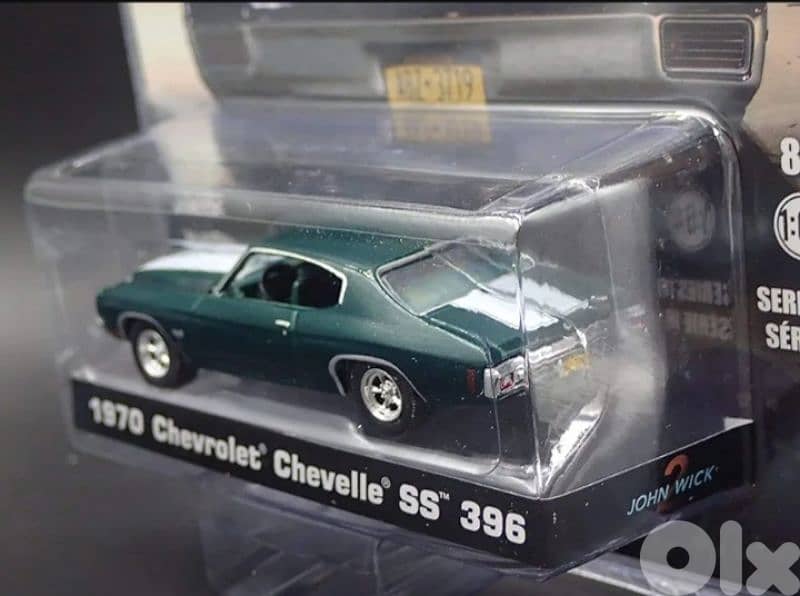 1970 Chevelle SS 396 (John Wick 2) diecast car model 1;64. 3