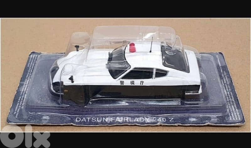 Datsun Fairlady 240 Z (police) diecast car model 1;43. 2