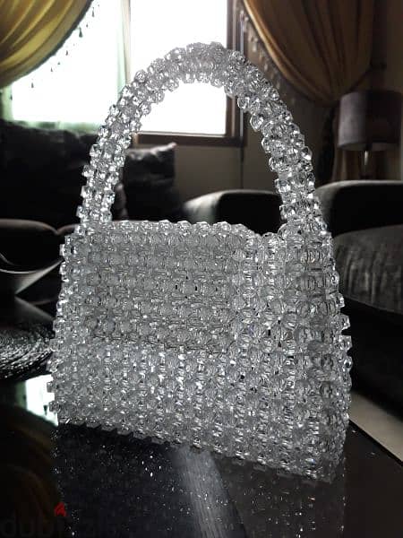 Transparent crystal Bag Handmade 0