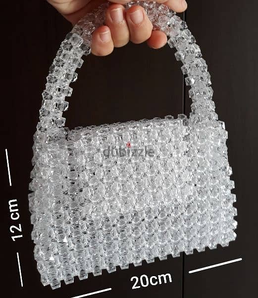 Transparent crystal Bag Handmade 1