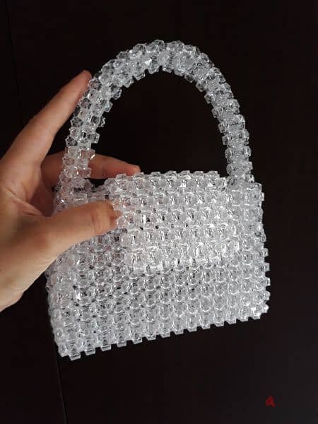 Transparent crystal Bag Handmade 2