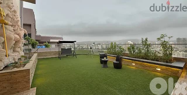 TRIPLEX IN ACHRAFEIH , CARRE D'OR + GARDEN , TERRACE (520SQ) (AC-870) 0