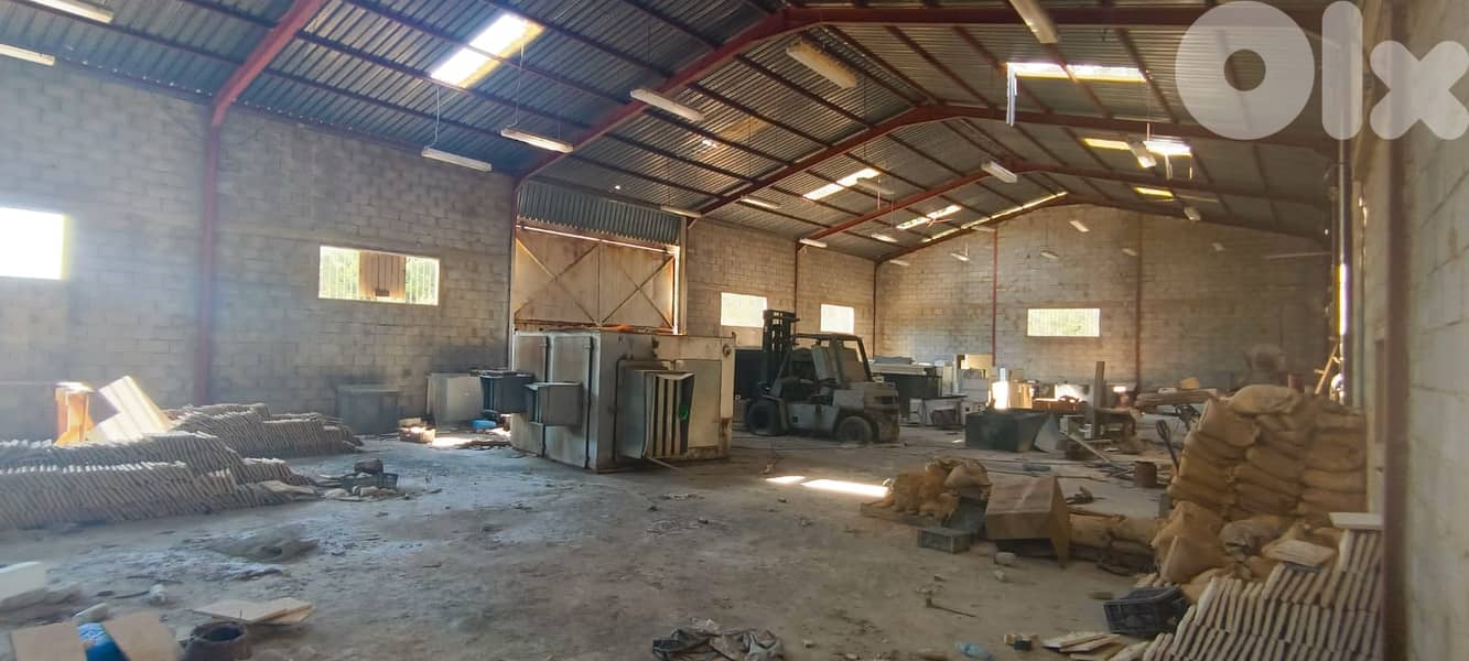 L15706-Warehouse On A Huge Land For Rent In Hbaline Jbeil 0