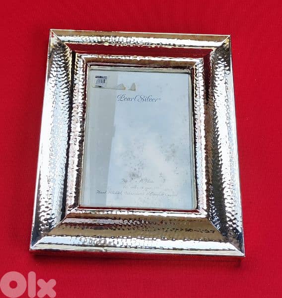 Pearl Silver Plated Picture Frame 0
