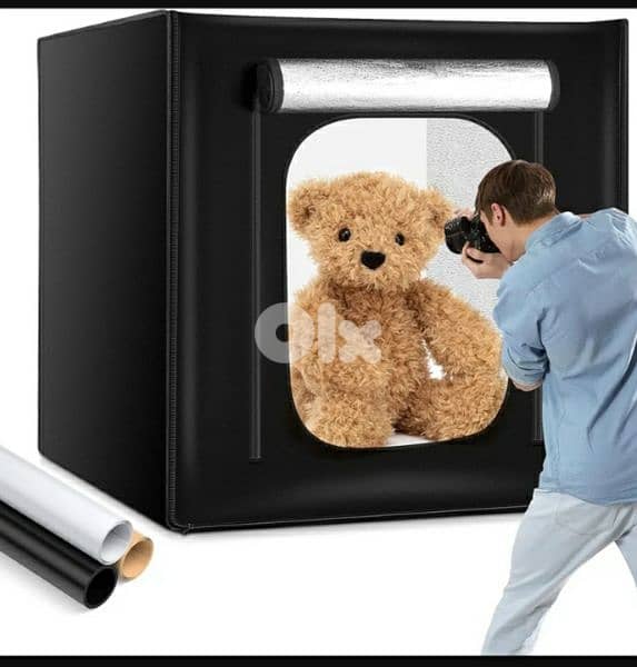 Ombar photo studeo 80×80 Cm & 3 light boards, 210 pro /4$ drlivery 2