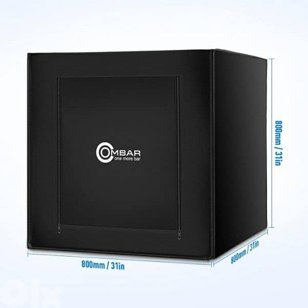 Ombar photo studeo 80×80 Cm & 3 light boards, 210 pro /4$ drlivery 3