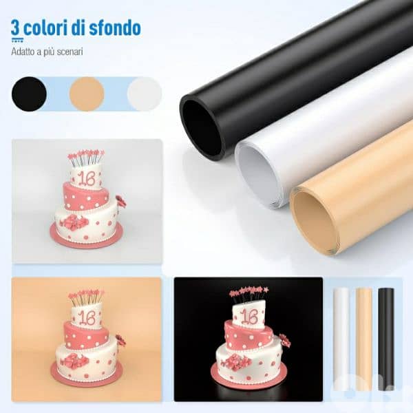 Ombar photo studeo 80×80 Cm & 3 light boards, 210 pro /4$ drlivery 4