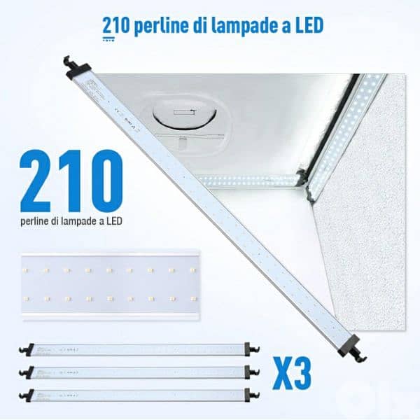 Ombar photo studeo 80×80 Cm & 3 light boards, 210 pro /4$ drlivery 5