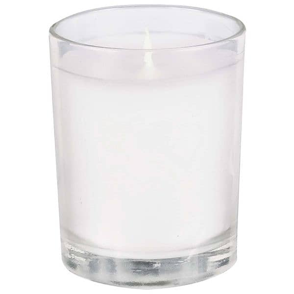 candle in glass 8cm 0