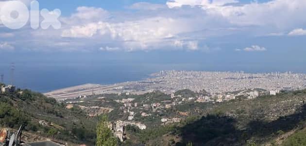 Land in Ainab+ sea view أرض للبيع في منطقة عيناب-قبر شمون (قضاء عالية)