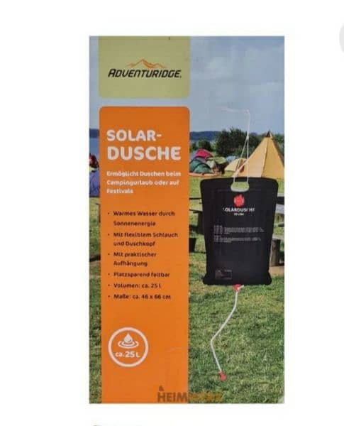 ADVENTURIDGE shower camp capacity 25L made in germany/4$delivery 4