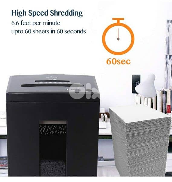 WOLVERINE shredder 22 L-10-Sheet Super Cut  Paper/CD/Card/4$delivery 5