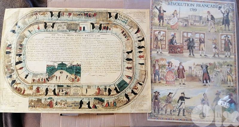 Jeu de L'oie, French Revolution game. 0