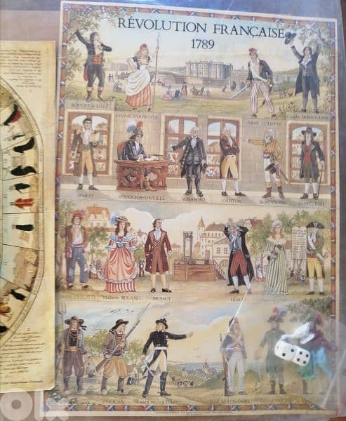 Jeu de L'oie, French Revolution game. 2