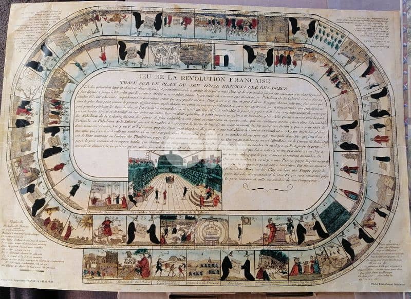Jeu de L'oie, French Revolution game. 3