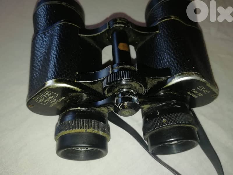 Safari vintage binocular 8 x 40 including neck strap & hard bag 2