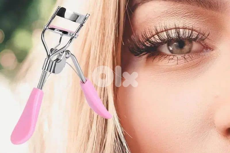 High quality pink silicone handles eyelash curler 2