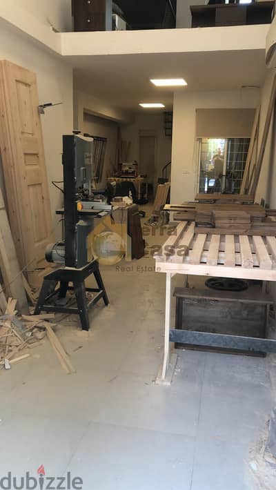 zouk mikael shop with warehouse & small apartment prime location R#210