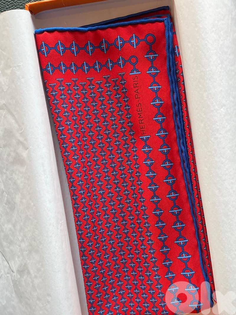 Hermès Pochette silk scarf & pocket 0
