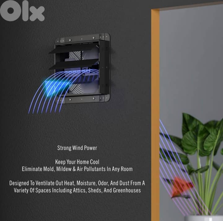 Aygrochy 250mm Air Inlet and Exhaust Fan/ 4$ delivery 3