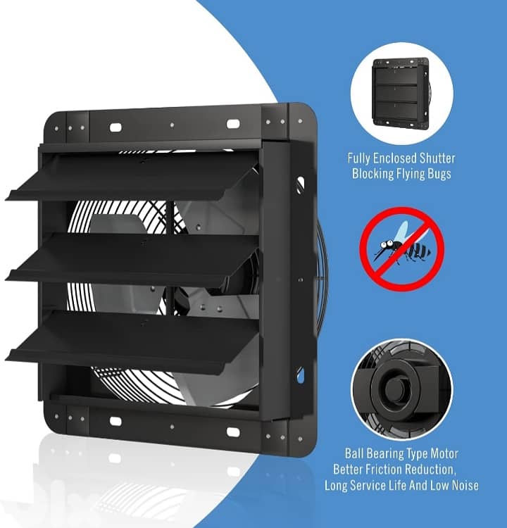 Aygrochy 250mm Air Inlet and Exhaust Fan/ 4$ delivery 4