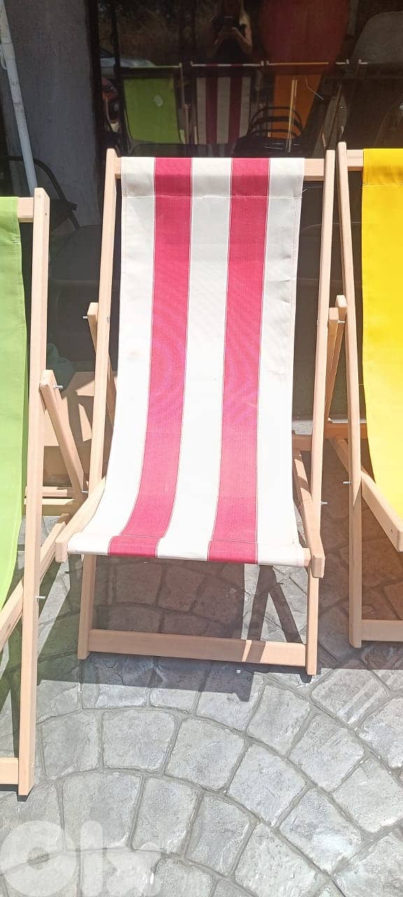 كرسي بحر خشب 2