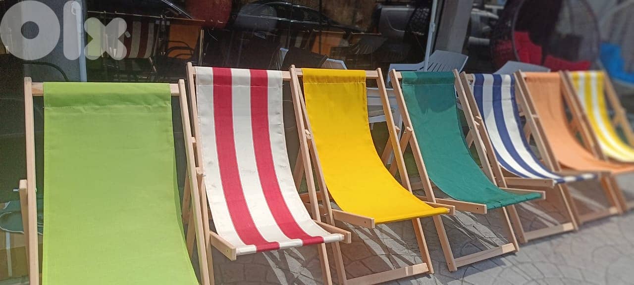 كرسي بحر خشب 3