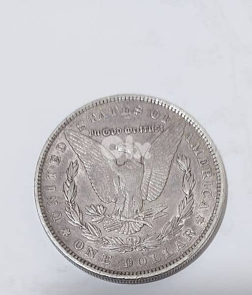 USA One Morgan Dollar silver Coin year 1878 weight 26.5 grams 1