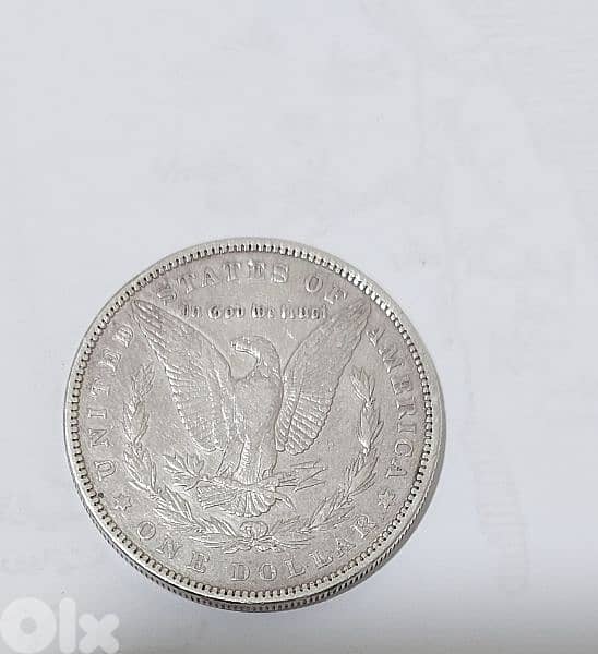 USA One Morgan Dollar silver Coin year 1884weight 26.5 1