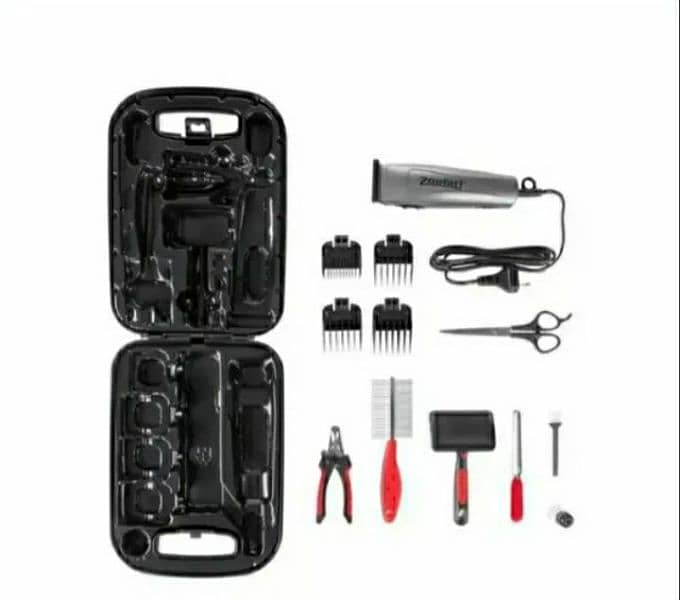 ZOOFARI PET HAIR TRIMMER. with 13 pcs of accessories/4$delivery 0