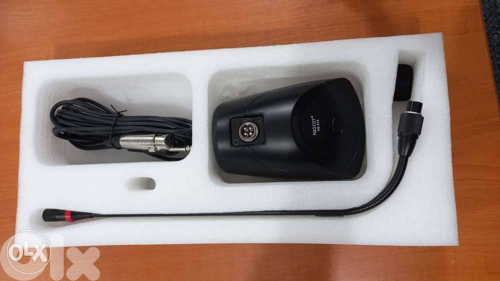 microphone gooseneck brand mascot,new in box 1