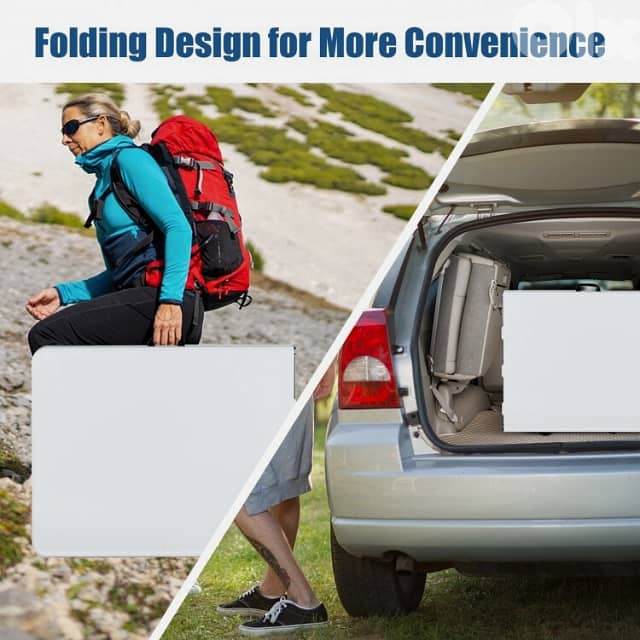 Folding Camping Table for Outdoor Picnics, BBQ & Garden, White, طاولة 4
