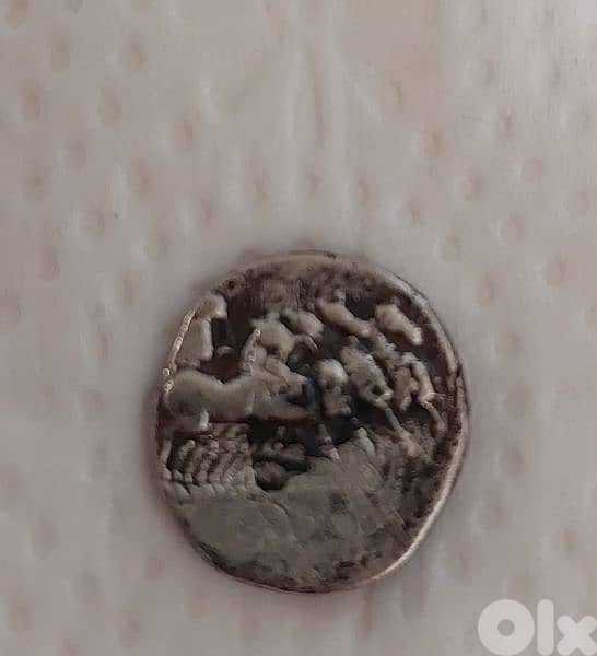 Ancient Head of Rome Silver Coin of the Roman Republic 509-27 BC 1