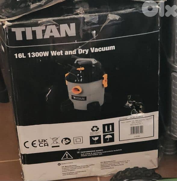 Titan vacuum cleaner wet & dry هوفر مكنسة كهربائية مي و غبار 0