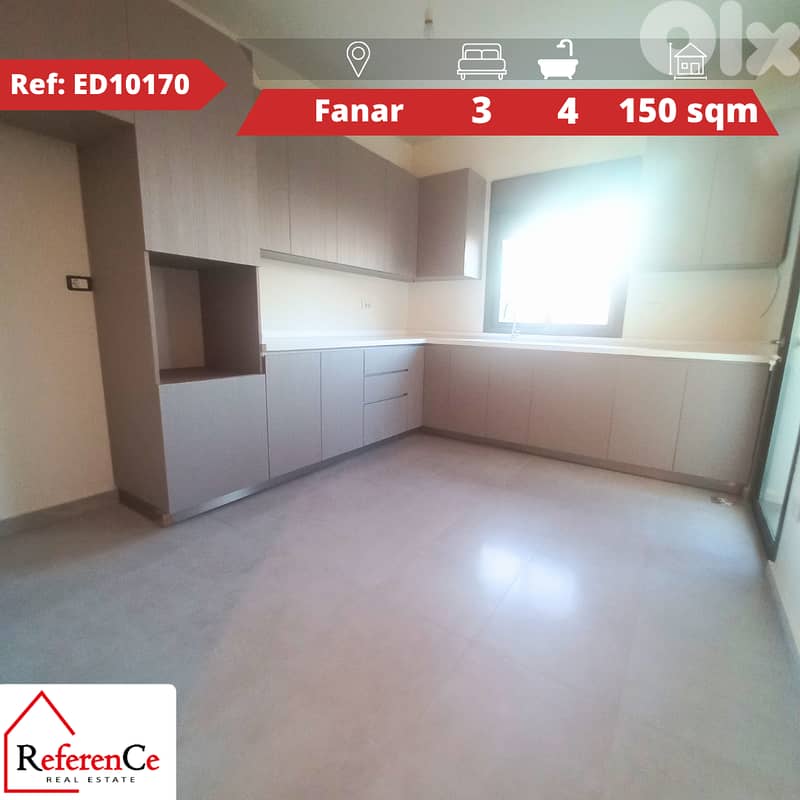 Brand New Apartment for sale in Fanarشقة جديدة للبيع في الفنار 0