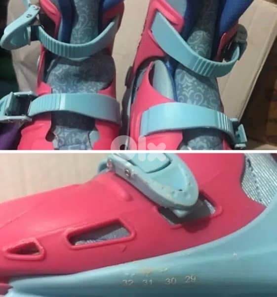 DISNEY . . Roller baldes Disney Frozen, Size Range 30-31-32-33 0